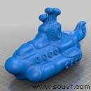潛水艇STL文件下載2(3D打印模型)