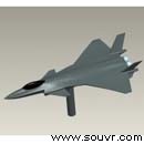 殲20飛機(jī)STL文件下載(3D打印機(jī)模型文件)